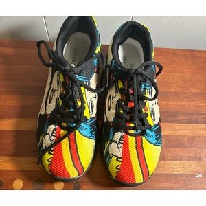 WONDER WOMAN SNEAKERS US MEN SIZE 6 WOMEN SIZE 8. EU SIZE 39 AWESOME RETRO